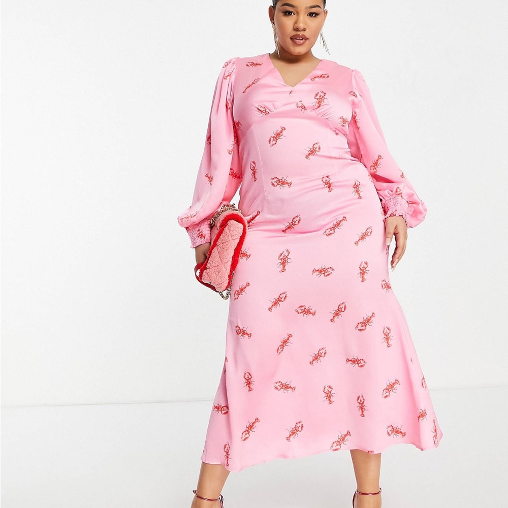 Never Fully Dressed Pink Midi Dress - Picture 9 of 11